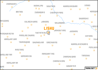 map of Lishu