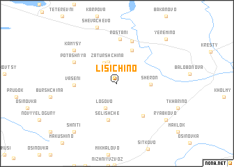 map of Lisichino