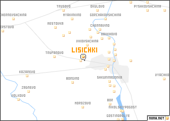 map of Lisichki