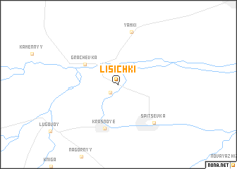 map of Lisichki