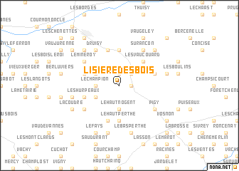 map of Lisière-des-Bois