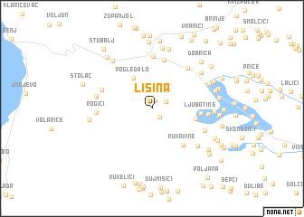 map of Lisina