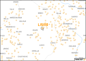 map of Lisina