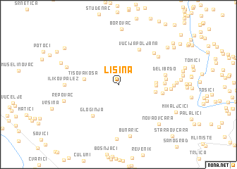 map of Lisina