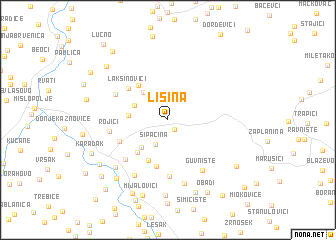 map of Lisina