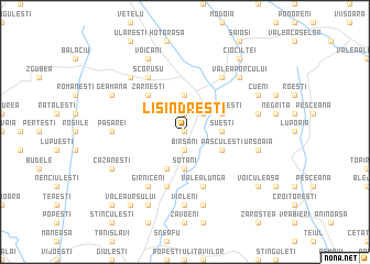 map of Lisîndreşti