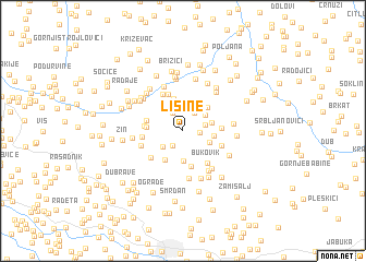 map of Lisine