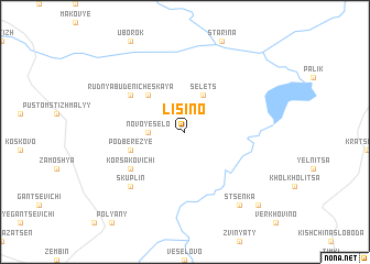 map of Lisino