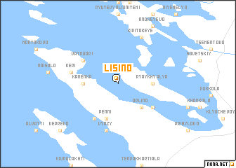 map of Lisino