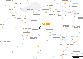 map of Lisintsevo