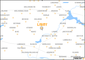 map of Lisiny