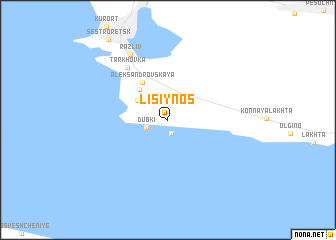 map of Lisiy Nos