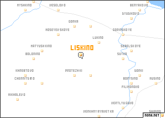 map of Liskino