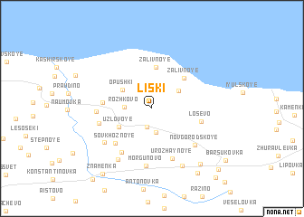 map of Liski