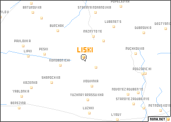 map of Liski