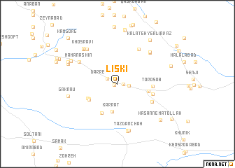 map of Līskī