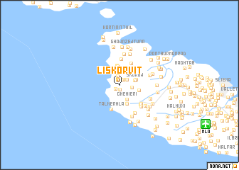 map of L-Iskorvit