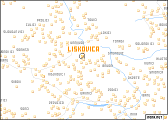 map of Liskovica