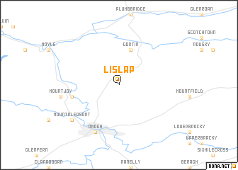 map of Lislap