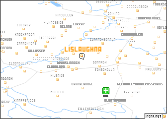 map of Lislaughna