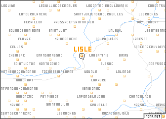 map of Lisle