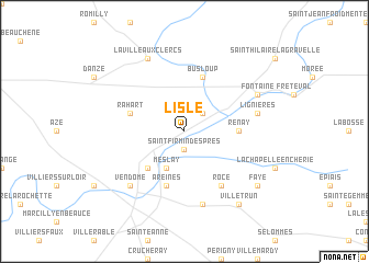 map of Lisle