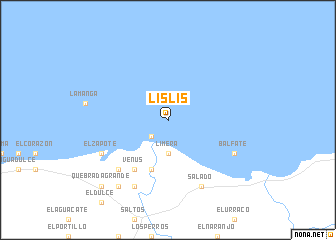 map of Lislis