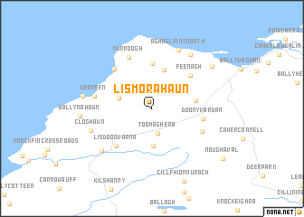 map of Lismorahaun