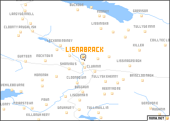 map of Lisnabrack