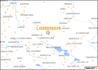 map of Lisnagreeve