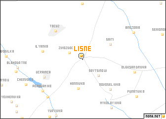 map of Lisne