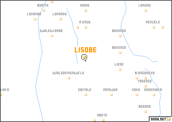 map of Lisobe