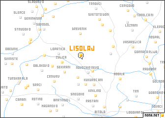 map of Lisolaj