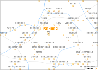 map of Lisomona