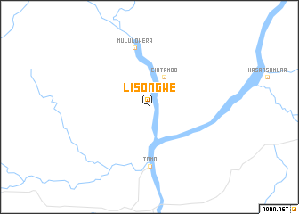 map of Lisongwe