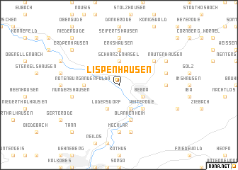 map of Lispenhausen