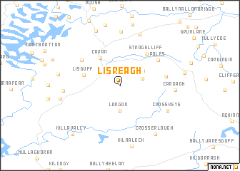 map of Lisreagh