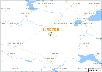 map of Lisryan