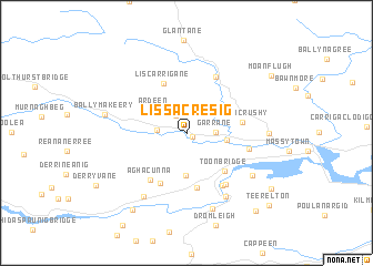 map of Lissacresig