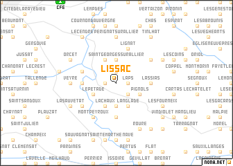 map of Lissac