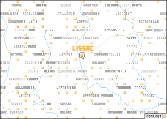 map of Lissac