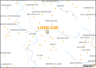 map of Lissalican