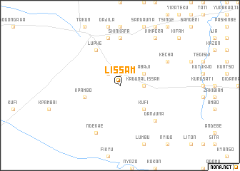 map of Lissam