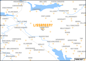 map of Lissaneeny