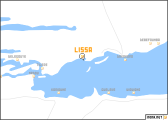 map of Lissa