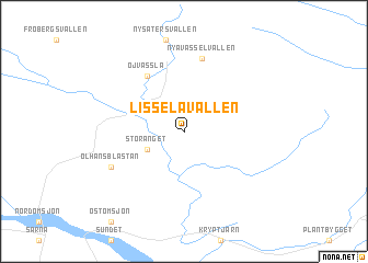 map of Lisselåvallen
