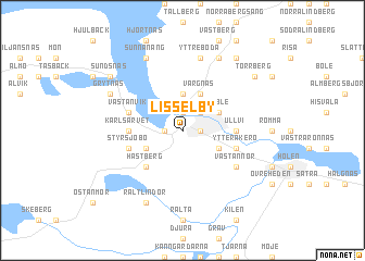 map of Lisselby