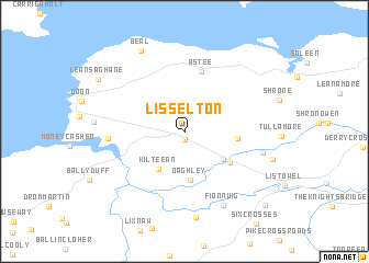 map of Lisselton