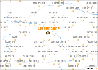 map of Lissendorf