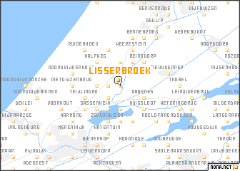 map of Lisserbroek